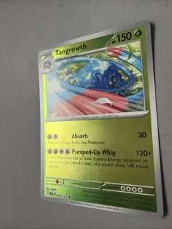 Pokemon TCG * Mega Evolution * 7/132 Tangrowth REVERSE HOLO UNCOMMON * FRESH PK - Image 2