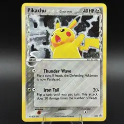Pokemon Pikachu TCG Delta Species 035 Promo Holo Black Star 2006 - NM 💎 - Image 1