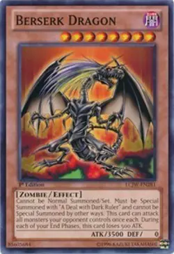 Legendary Collection 4: Joey's World #LCJW-EN281 Berserk Dragon - Image 1