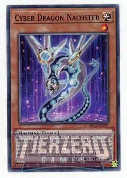Yugioh Cyber Dragon Nachster SDCS-EN007 Common 1st Edition Near Mint - Image 1