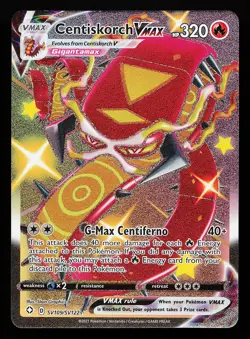 Centiskorch VMAX SV109/SV122 Shiny Holo Rare Shining Fates Pokemon Card - Image 1