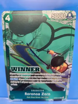 Roronoa Zoro (Winner Pack 2025 Vol. 3) EB02-019 One Piece Promotion Cards Foil - Image 1
