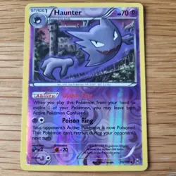 HAUNTER 59/162 POKEMON CARD (XY BREAKTHROUGH SET) REVERSE HOLO - Image 2