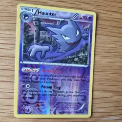 HAUNTER 59/162 POKEMON CARD (XY BREAKTHROUGH SET) REVERSE HOLO - Image 3