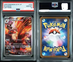 PSA 10 BLAZIKN AR Japanese 101/098 SV10 The Glory of Team Rocket Pokemon Card - Image 1