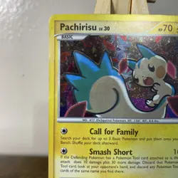 Pachirisu 5/106 D&P Great Encounters Pokemon Card Holo Foil Rare MP - Image 2