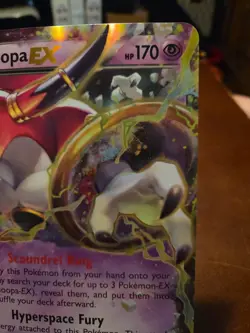 HOOPA EX JUMBO POKEMON CARD #36/98 (2015)-***** HAS A FEW MARKS ON BACK OF CARD! - Image 5