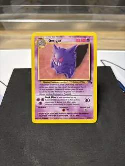Pokemon TCG Gengar Fossil 20/62 Non Holo Rare Card WOTC - Image 1