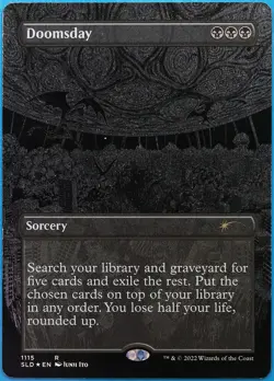 Doomsday (Secret Lair ETCHED Promo) FOIL MINT MTG MAGIC CARD (508569) ABUGames - Image 1