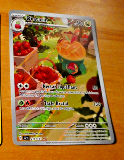POKEMON CARD HOLO CARTE Dratatin 211/191 AR EV08 SSP FR ** 2024 - Image 1