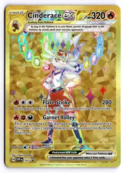 Cinderace ex - Promo SV: Scarlet & Violet Promo Cards 163 NM - Image 1