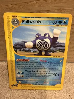 Poliwrath - non holo 60/165 - Rare - Expedition - Pokemon Card - Image 1