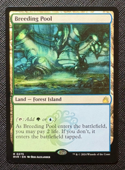 1x NM Breeding Pool - 0275 R RVR - MTG Magic Never Played x1 - Image 1