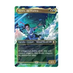 WOTC Avatar: The Last Airbender Katara Fearless (Borderless) (R) (Foil) NM - Image 1