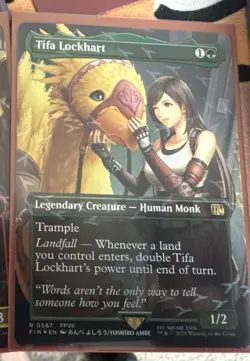Tifa Lockhart (Borderless) Final Fantasy Chocobo Race Track Foil - Image 1