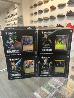 MTG Magic Final Fantasy Set of 4 Commander Decks FACTORY SEALED IN STOCK - Image 1