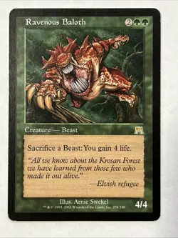 MTG - Ravenous Baloth (Onslaught) - Near Mint, Never Played - Image 1