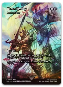 Baron Rivalry - Deadly Dispute (Showcase) #33 (Foil) NM Final Fantasy Magic MTG - Image 1