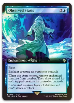 Observed Stasis (Extended Art) #113 (Foil) (NM) Final Fantasy FIC Magic MTG - Image 1