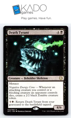 Commander: Adventures in the Forgotten Realms #23 Death Tyrant - Image 1