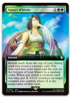 Yuna's Whistle (Extended Art) #126 (Foil) (NM) Final Fantasy FIC Magic MTG - Image 1