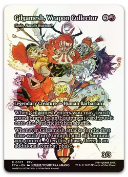 Gilgamesh, Weapon Collector - Godo, Bandit Warlord (Showcase) (Foil) NM Final Fa - Image 1