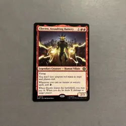 Magic the Gathering: Electro, Assaulting Battery SPM - MTG 0076 Spiderman Rare - Image 1