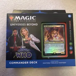 MTG Magic The Gathering Doctor Who Commander Deck Paradox Power new and sealed - Image 2