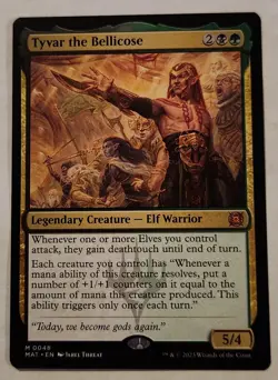 Tyvar the Bellicose MAT #48 Mythic Regular NM+ - Image 1