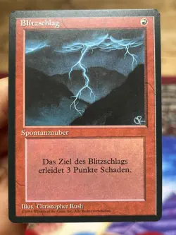 German FBB • Lightning Bolt • Pack Fresh • Mtg (1721) - Image 1
