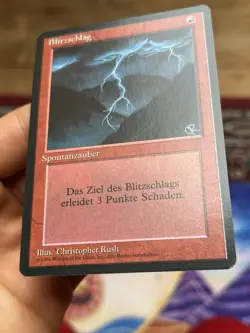 German FBB • Lightning Bolt • Pack Fresh • Mtg (1721) - Image 2