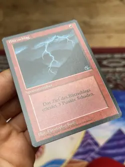 German FBB • Lightning Bolt • Pack Fresh • Mtg (1721) - Image 3