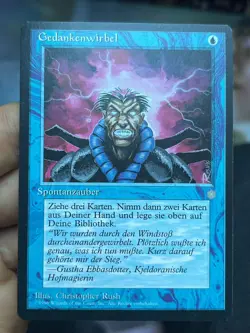 4x German Fbb Brainstorm • Pack Fresh • Mtg (1910) - Image 2