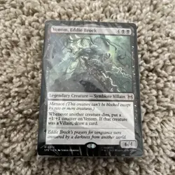 MTG Marvel Spider-Man Black Welcome Deck Venom, Eddie Brock New Sealed - Image 1