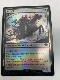 IA MTG Nazgul LOTR Uncommon 0334 Foil NEAR MINT - Image 1