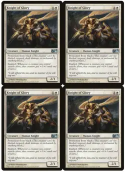 MTG Knight of Glory x4 Magic 2013 Uncommon NM/LP Playset - Image 1
