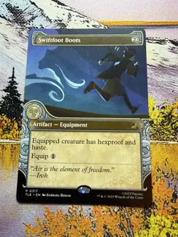 MTG Avatar: The Last Airbender: Swiftfoot Boots (Showcase) (0317) NM - Image 2