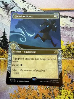 MTG Avatar: The Last Airbender: Swiftfoot Boots (Showcase) (0317) NM - Image 3