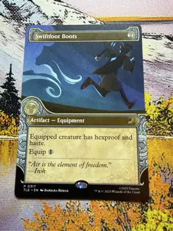 MTG Avatar: The Last Airbender: Swiftfoot Boots (Showcase) (0317) NM - Image 4