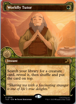 Worldly Tutor (Showcase) (314) Avatar: The Last Airbender: Eternal-Legal Regular - Image 1