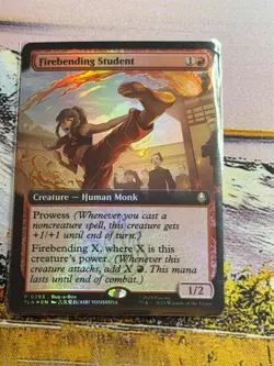 Firebending Student (Extended Art) [Avatar: The Last Airbender Promos] Foil Nea - Image 1