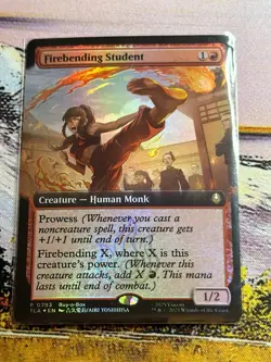 Firebending Student (Extended Art) [Avatar: The Last Airbender Promos] Foil Nea - Image 3