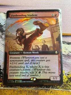 Firebending Student (Extended Art) [Avatar: The Last Airbender Promos] Foil Nea - Image 4