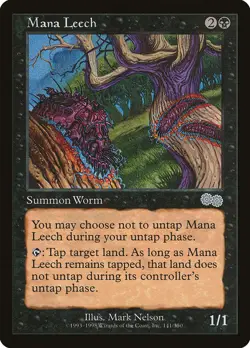 4x Mana Leech - LP - Urza's Saga Block - SPARROW MAGIC mtg - Image 1