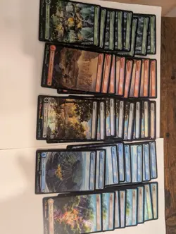 Lot Of 40 Chocobo Track Foil Full Art BASIC LAND NM Final Fantasy MTG Magic - Image 3