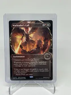 Warleader's Call BORDERLESS Murders at Karlov Manor Magic MTG NM - Image 1