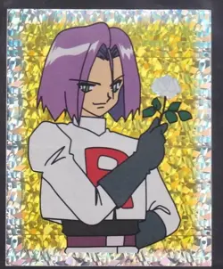 Pokemon Rare Merlin Stickers 1999 James Prism S36 - Image 1