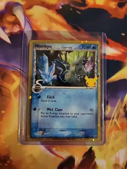 Mimikyu Delta Species SWSH136 Black Star Promo Pokemon TCG Celebrations - Image 1