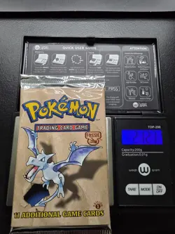 HEAVY Pokemon Fossil 1st Edition Booster Pack WOTC - 21.27g* GengarU! - Image 2