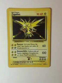 Pokemon Karte - Zapdos (16/102) Base Set Holo - Deutsch - Nearmint - Vintage - Image 1